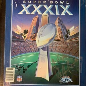 Philadelphia Eagles Jeff Lurrie and Joe Banner Autograph